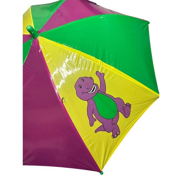 Vtg 1992 Barney Umbrella The Lyons Group Nostalgic Collectible *See Description - Picture 5 of 9